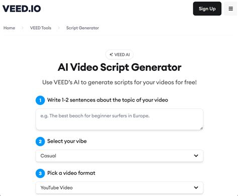 Script Generator: script auto.